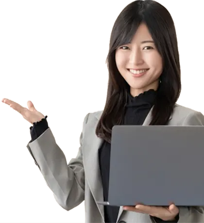 安心笑顔の女性
