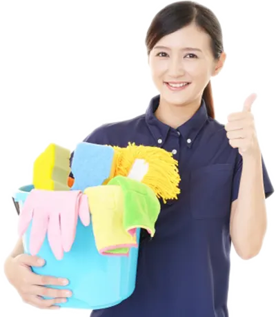 安心笑顔の女性